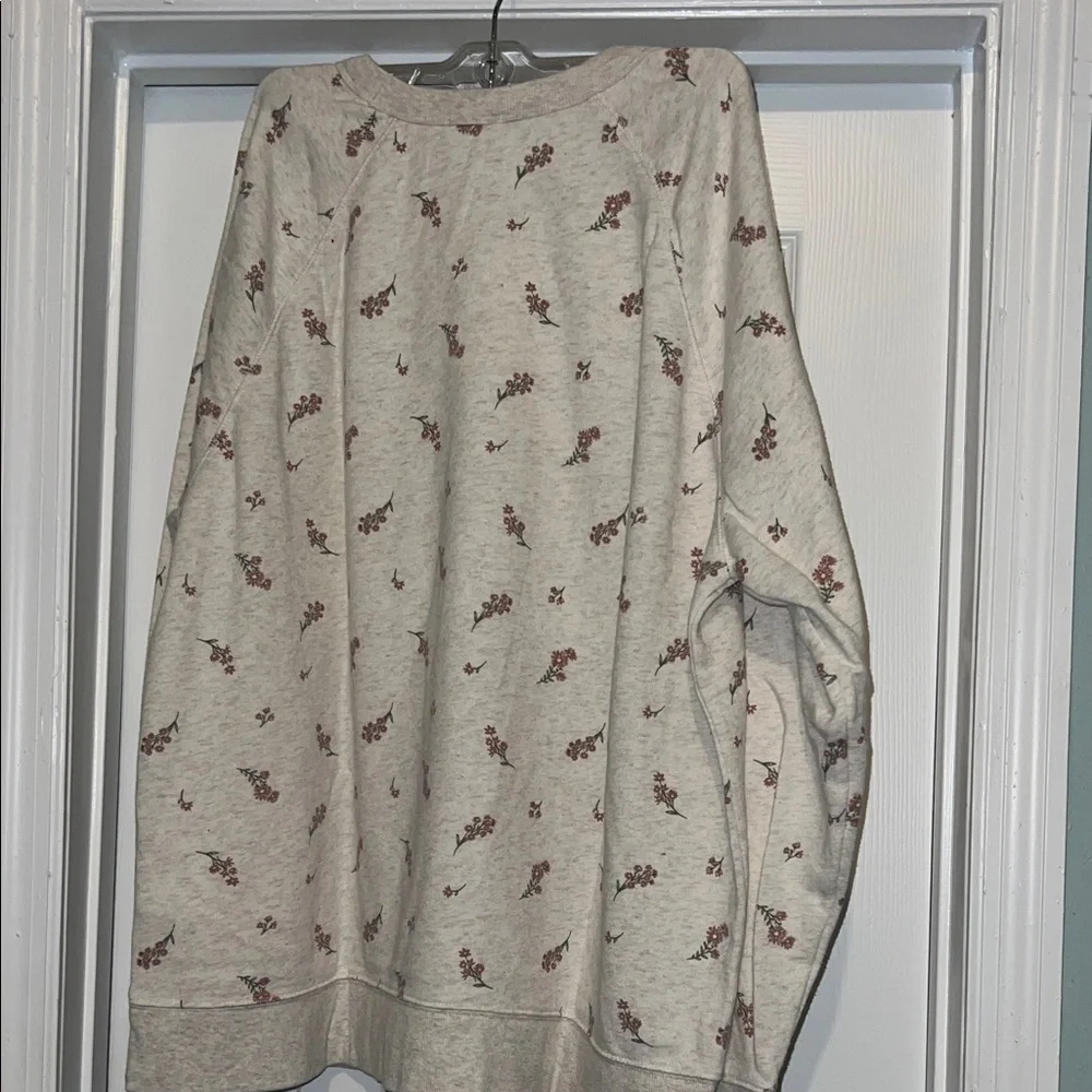 Old Navy Floral Cream Sweatshirt